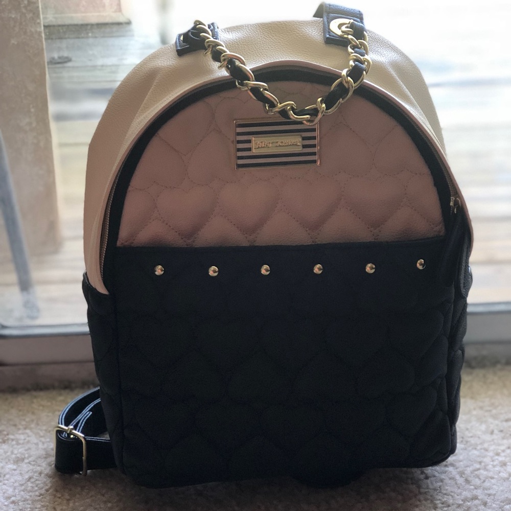 Betsey Johnson purse backpack